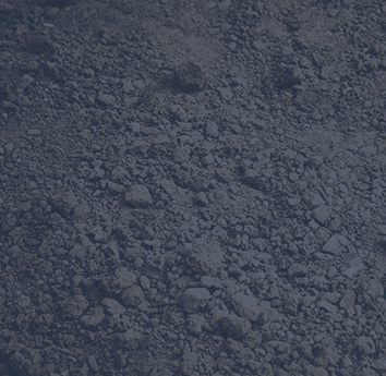 Gravel with a blue opaque overlay